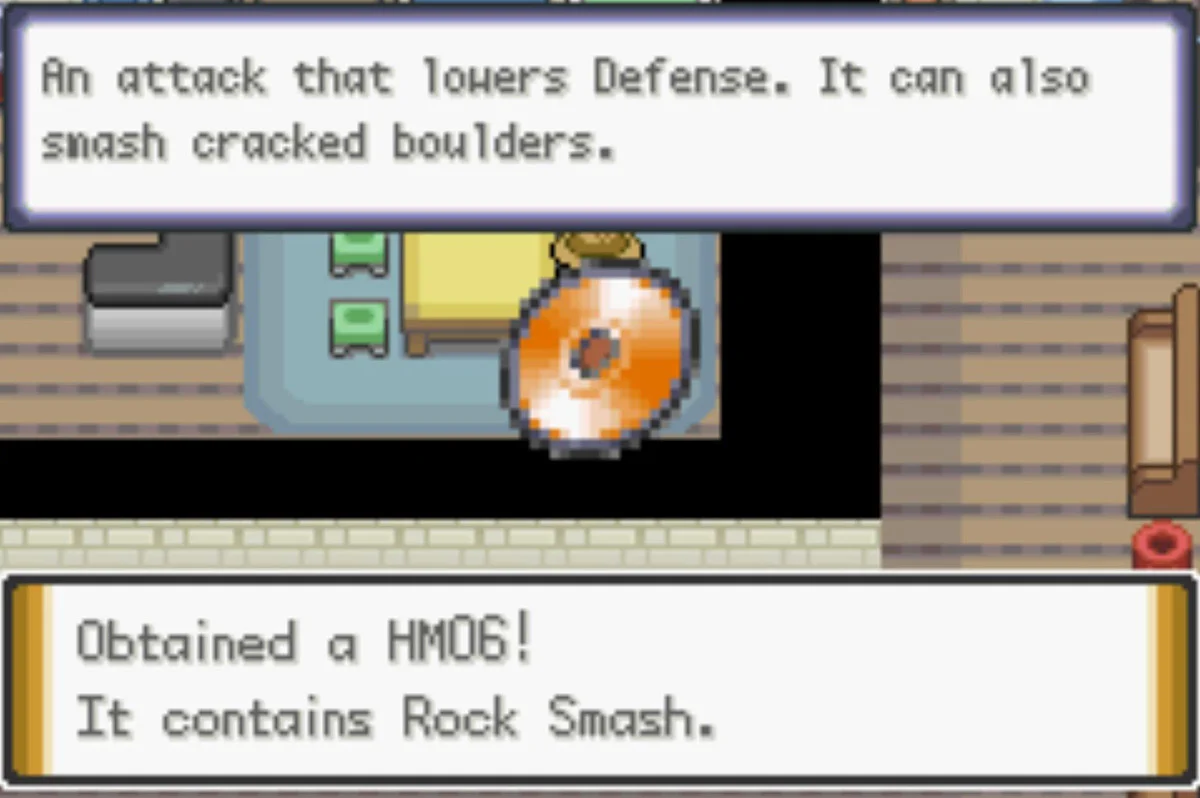 The Hiker here gives you your second HM / Pokémon Unbound