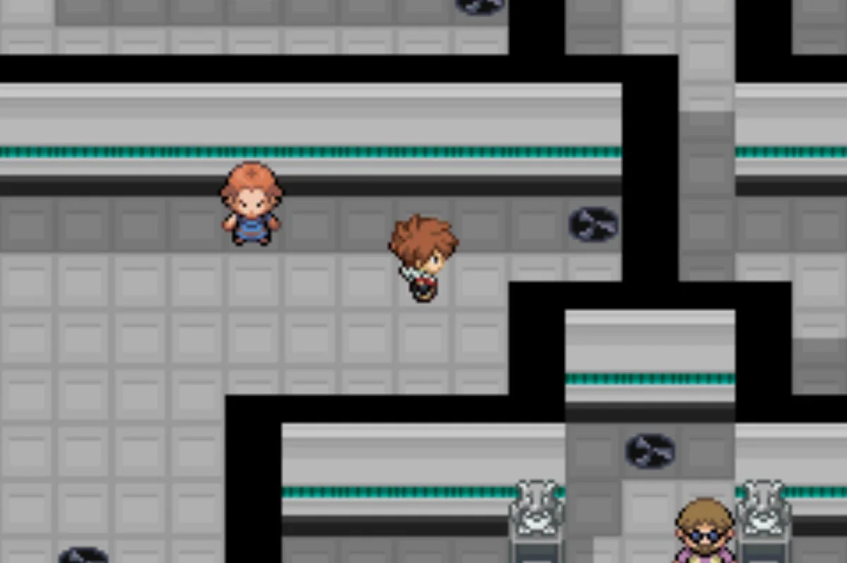 You arrive at the south fan and need to make your way to the east fan / Pokémon Unbound