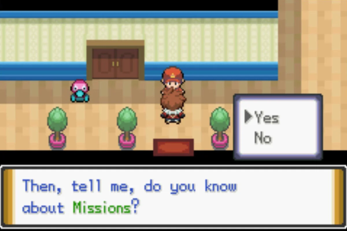 The Ranger in charge of Mission HQ / Pokémon Unbound