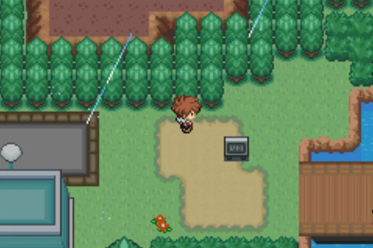 East of Fallshore Town is Route 11 / Pokémon Unbound