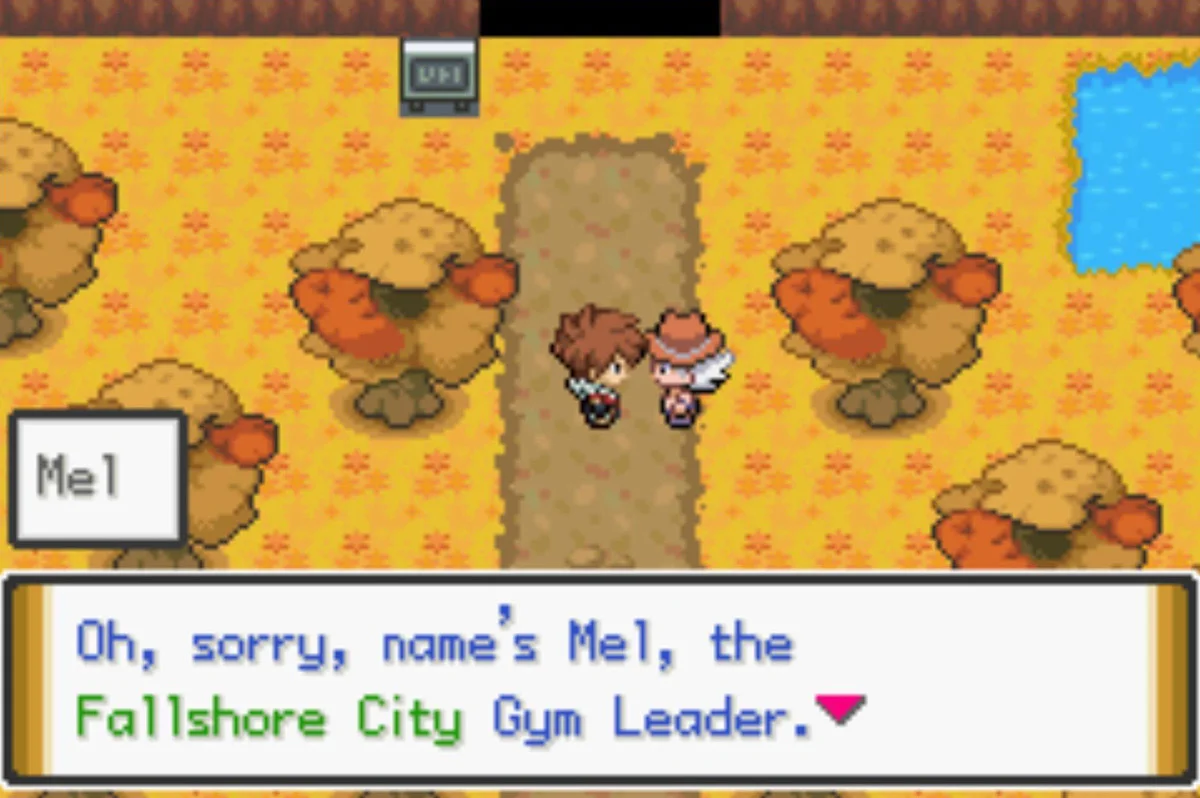 Gym Leader Mel is admiring the trees / Pokémon Unbound