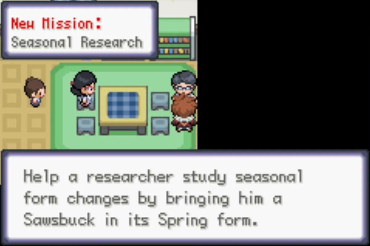 Route 5 starts here / Pokémon Unbound