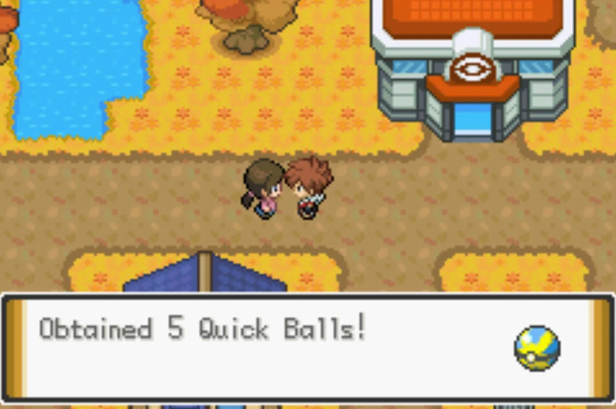 The woman to the north has items for us / Pokémon Unbound