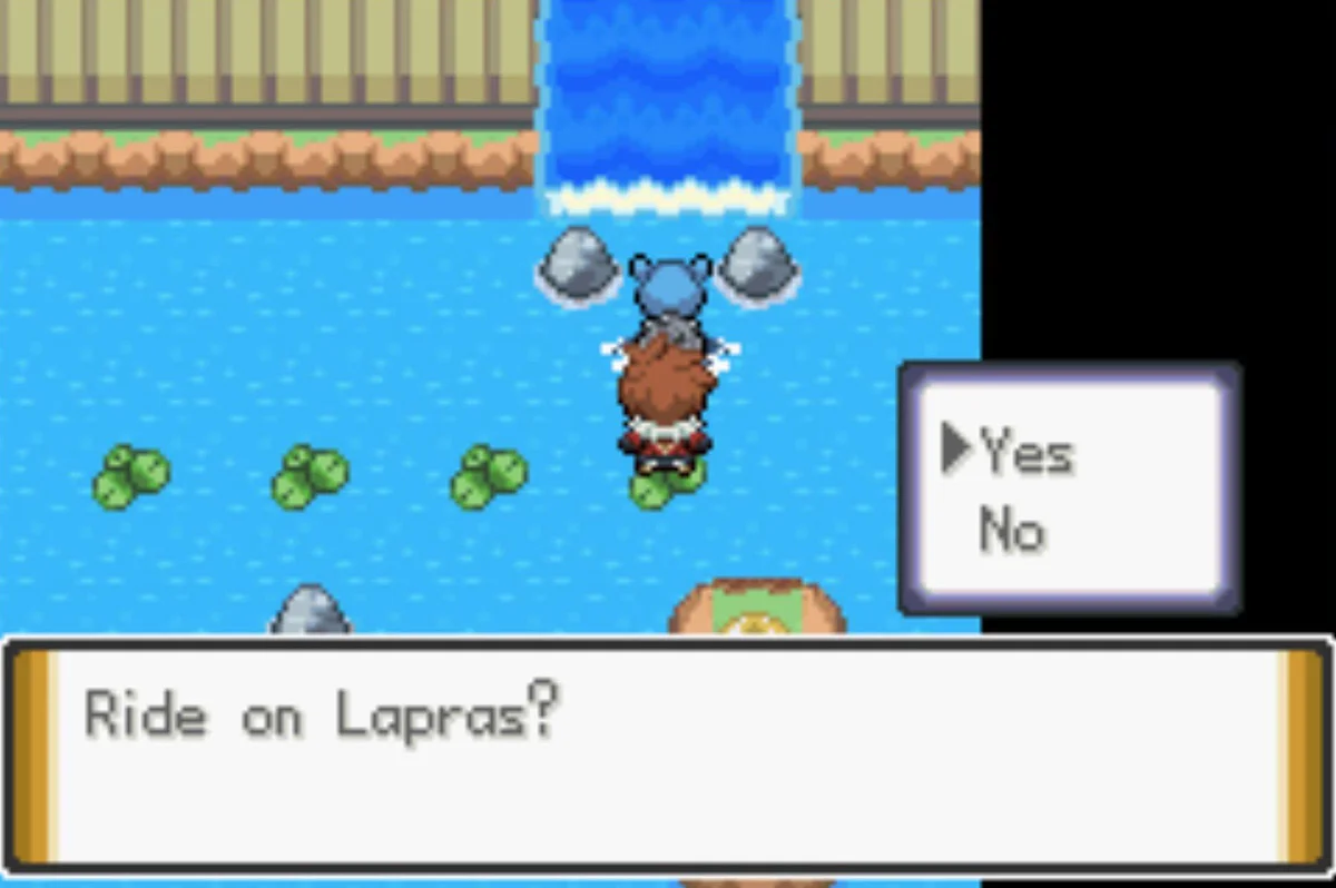 Riding a Lapras up / Pokémon Unbound