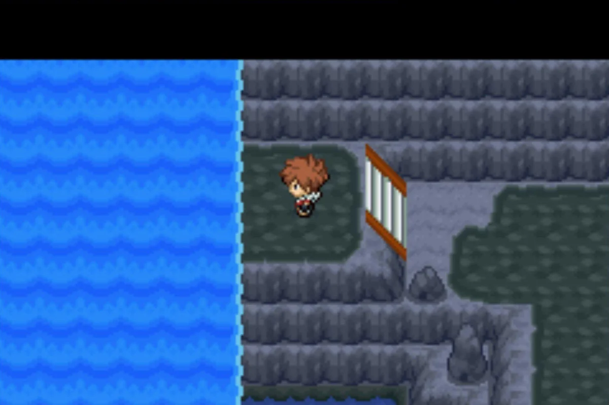 Proceed behind the waterfall / Pokémon Unbound