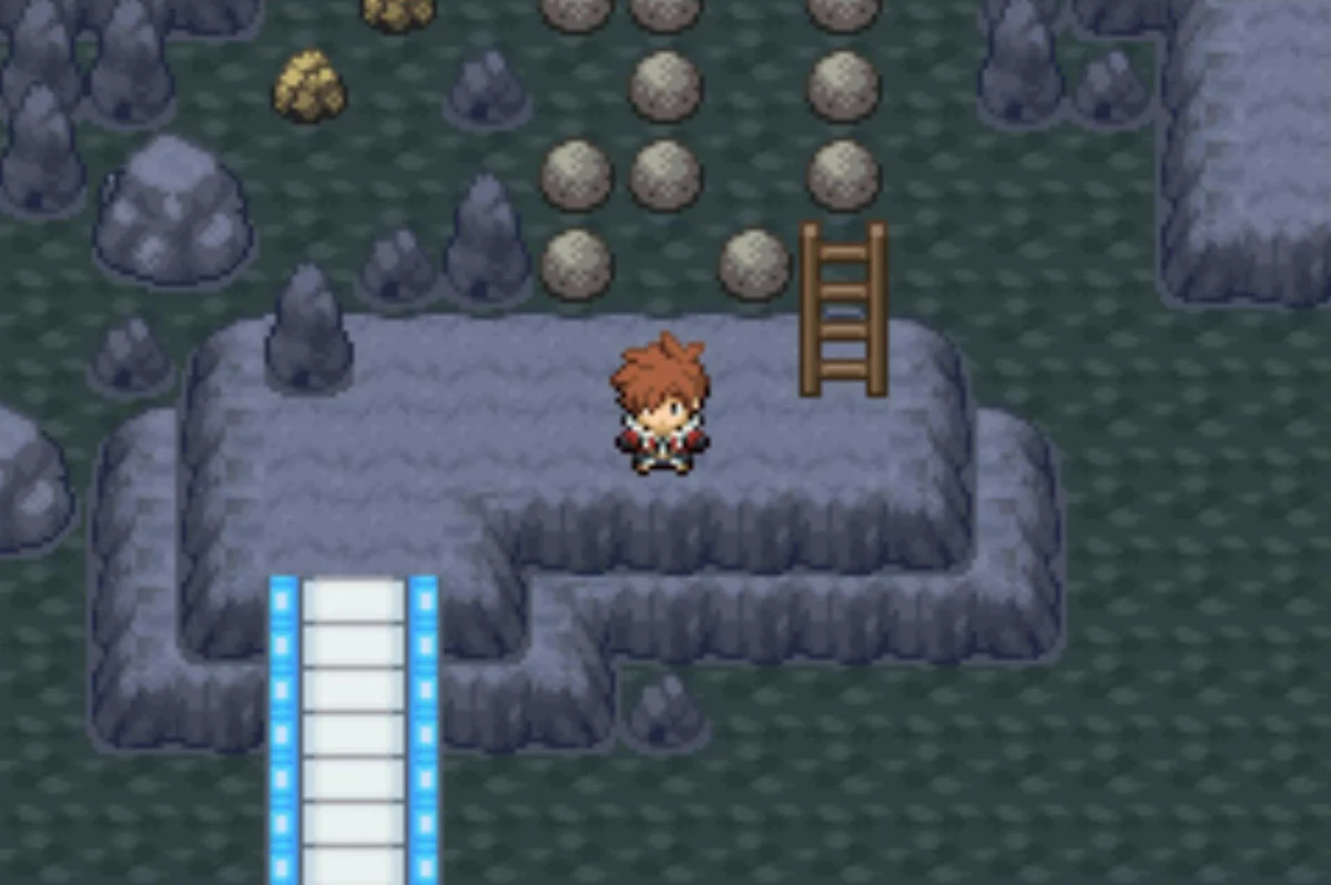 The ladder to the Electivire Chamber / Pokémon Unbound