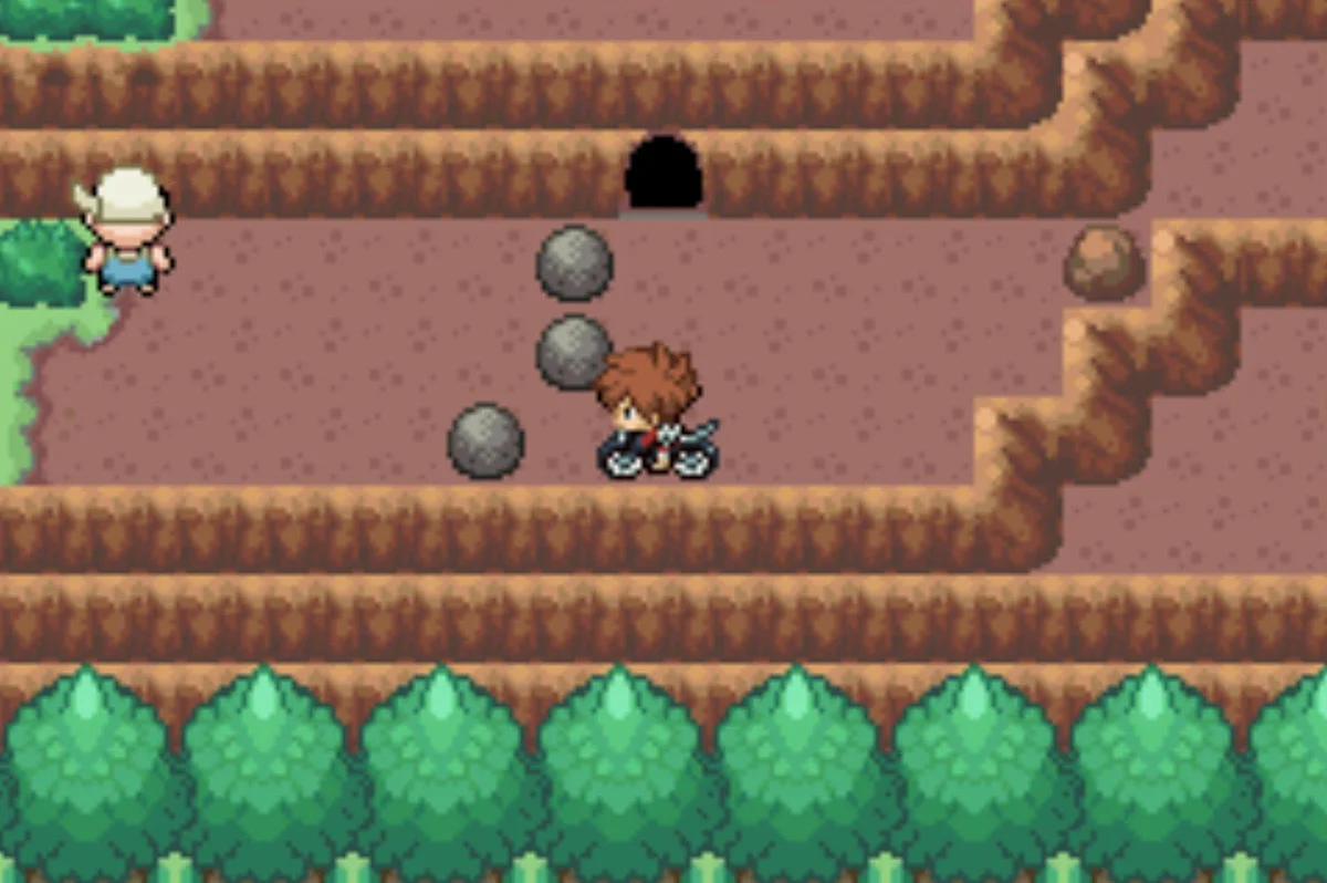 These boulders are easy to move now / Pokémon Unbound