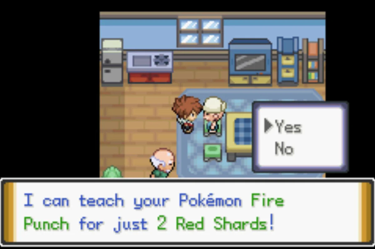 This house will basically teach you Fire Punch for free / Pokémon Unbound