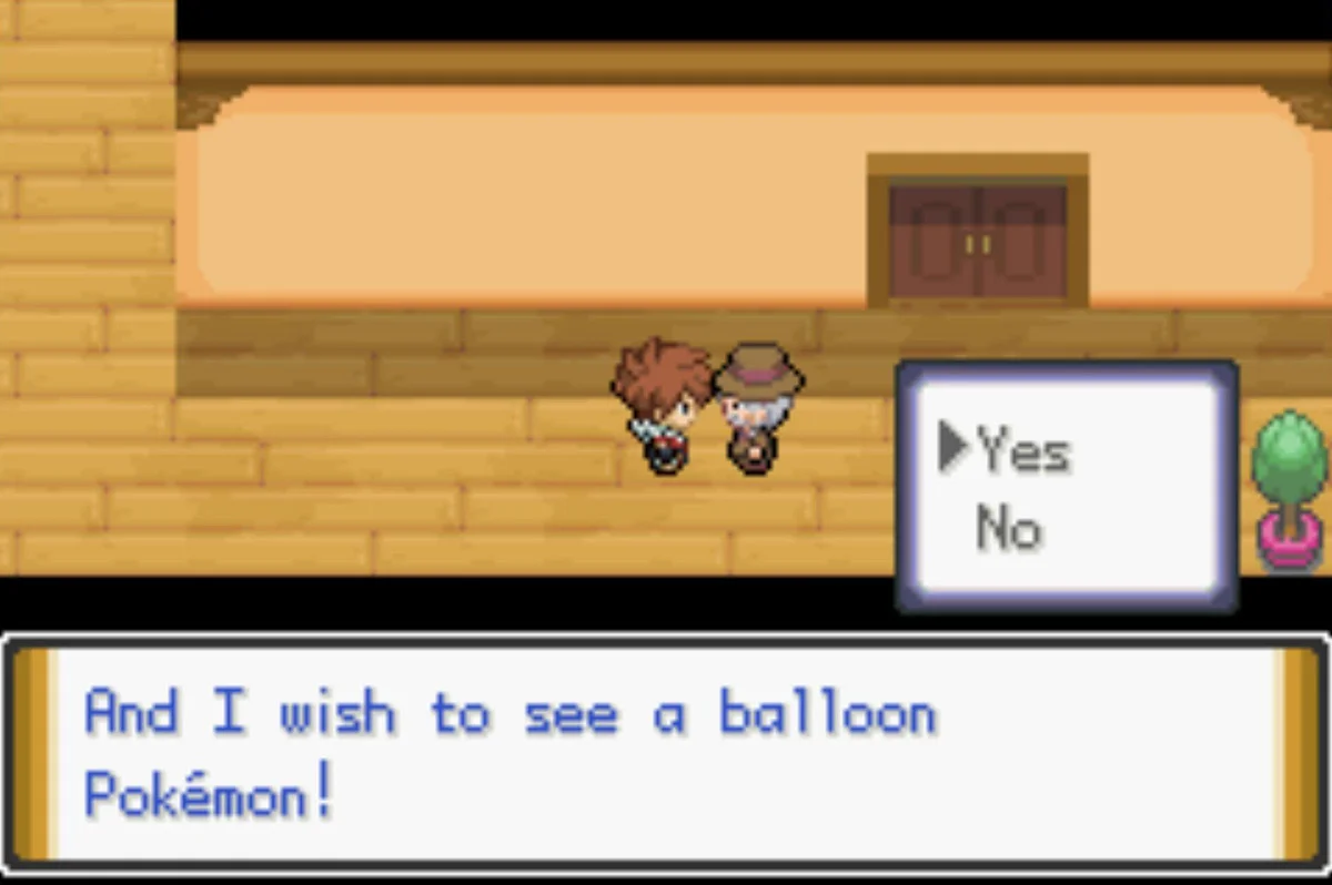 Upstairs has a couple of useful things too / Pokémon Unbound