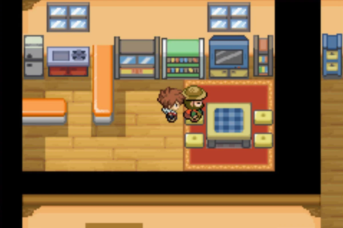 The Hiker here will give you an important item later / Pokémon Unbound