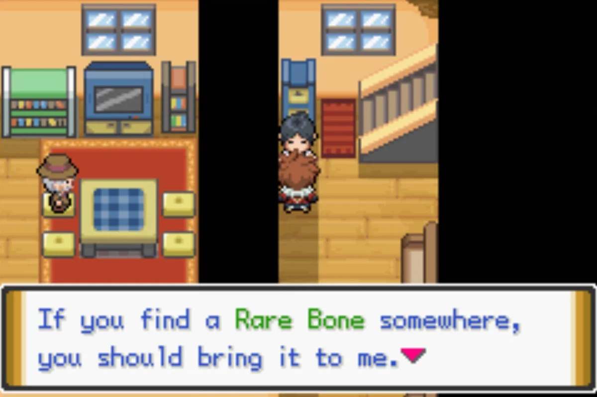 The southwest house has ore and bone buyers / Pokémon Unbound