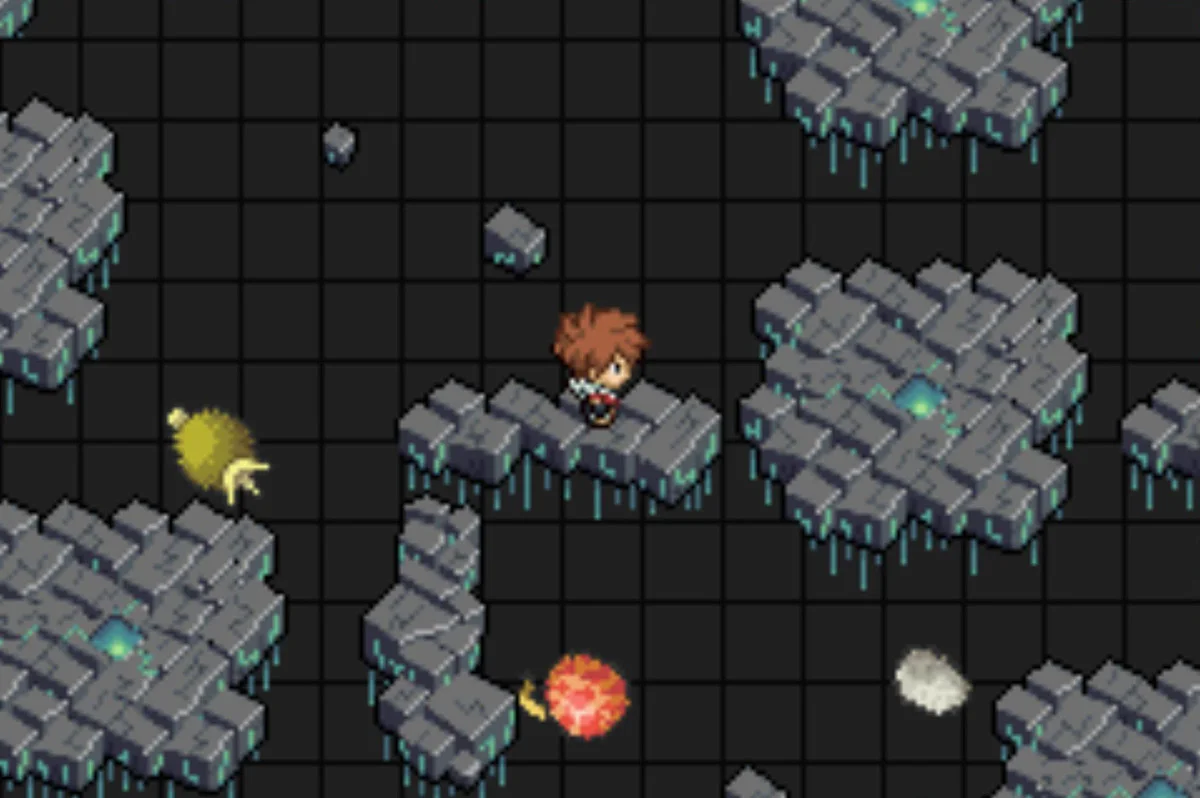 Don’t hop on the pad pictured - go past it / Pokémon Unbound