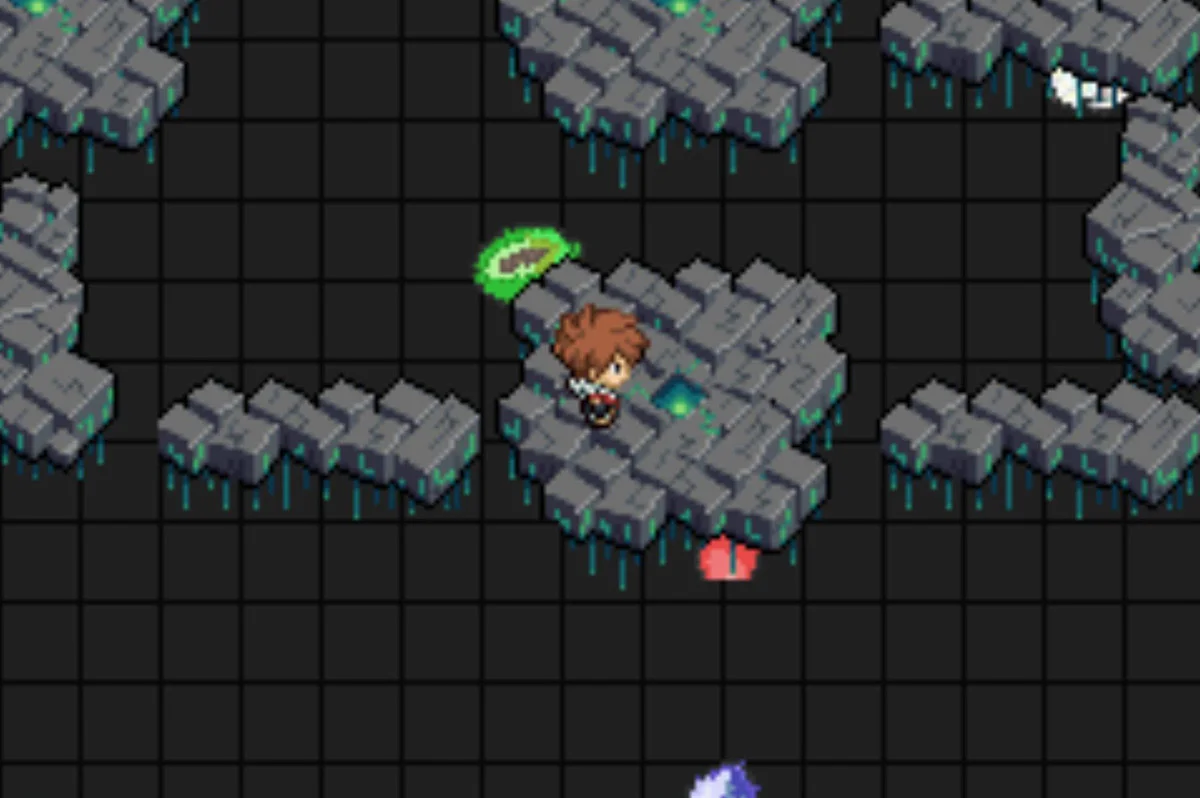 The second pad - take it to finish the maze / Pokémon Unbound