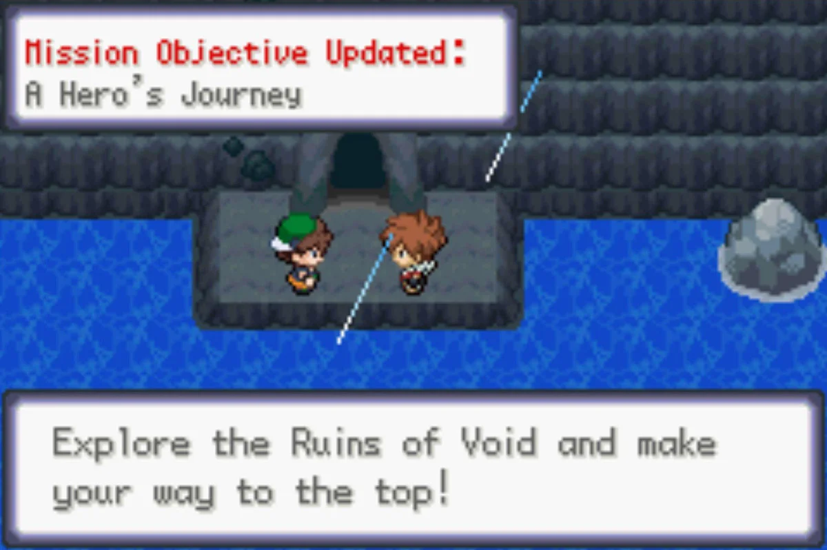 The whole layout of the Ruins changes / Pokémon Unbound