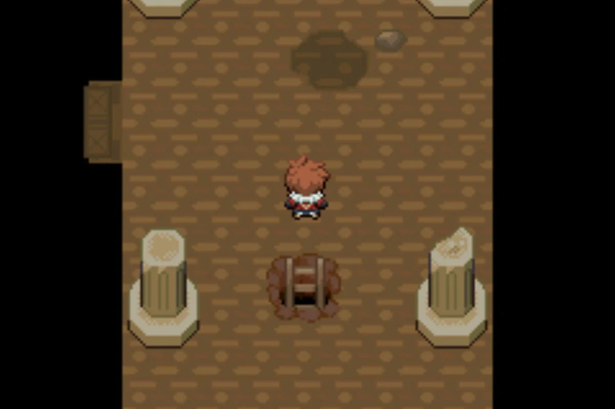 The Claydol will burrow through the west wall / Pokémon Unbound