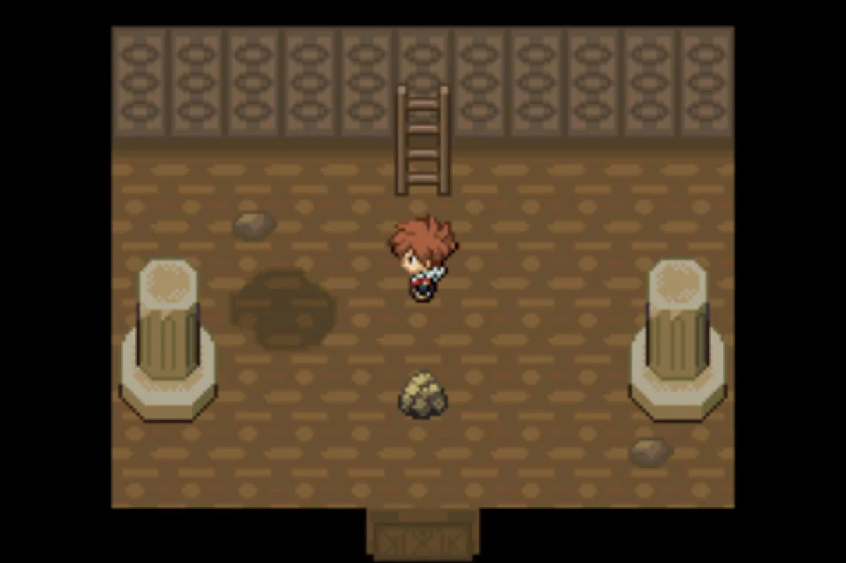 The ladder to B1F / Pokémon Unbound