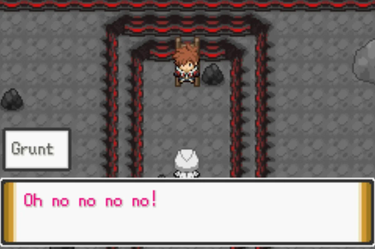 The Grunt tries to get ahead of you / Pokémon Unbound