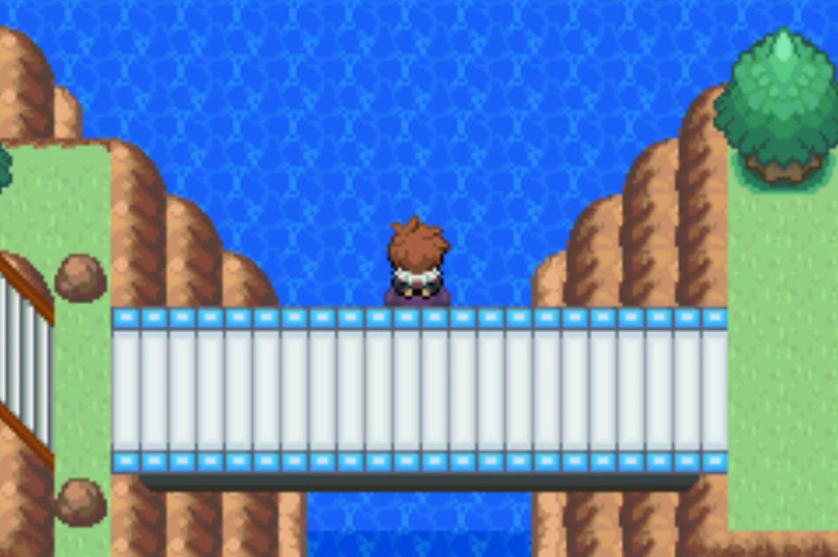 The channel through the rocky islands / Pokémon Unbound