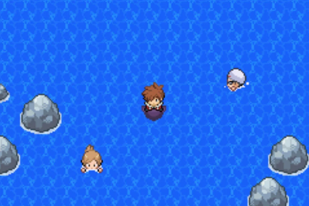 Swimmer Nora and Richard / Pokémon Unbound