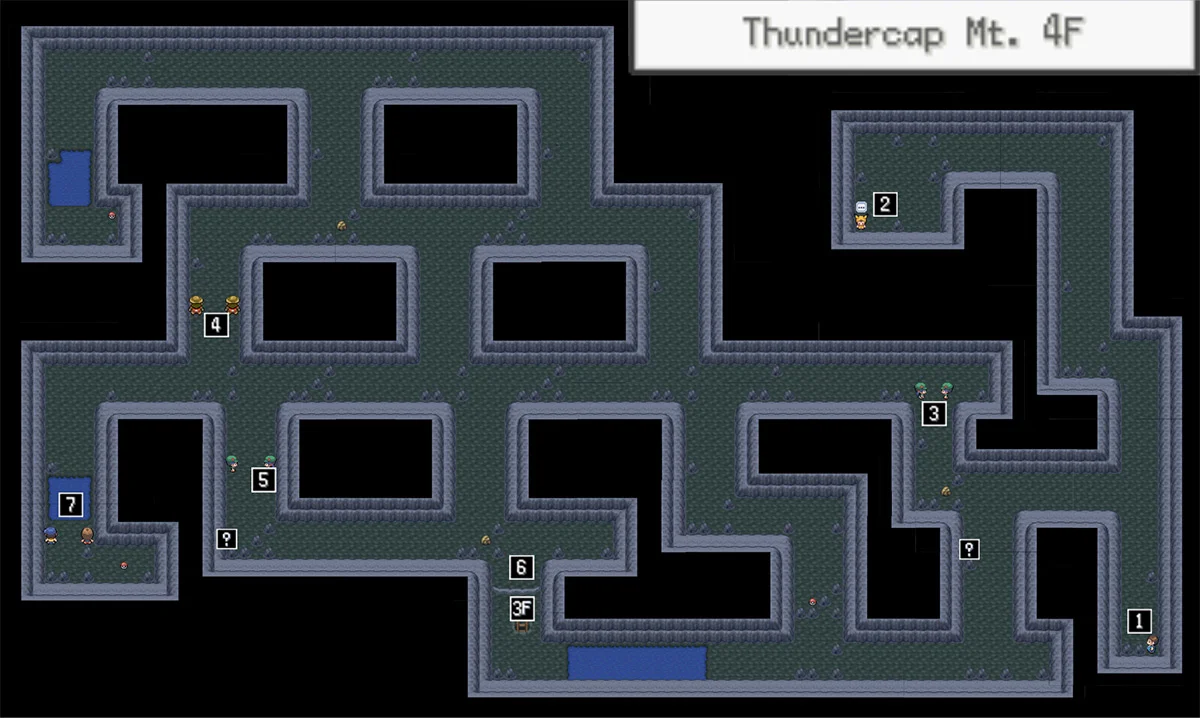 Maze Chamber map / Pokémon Unbound