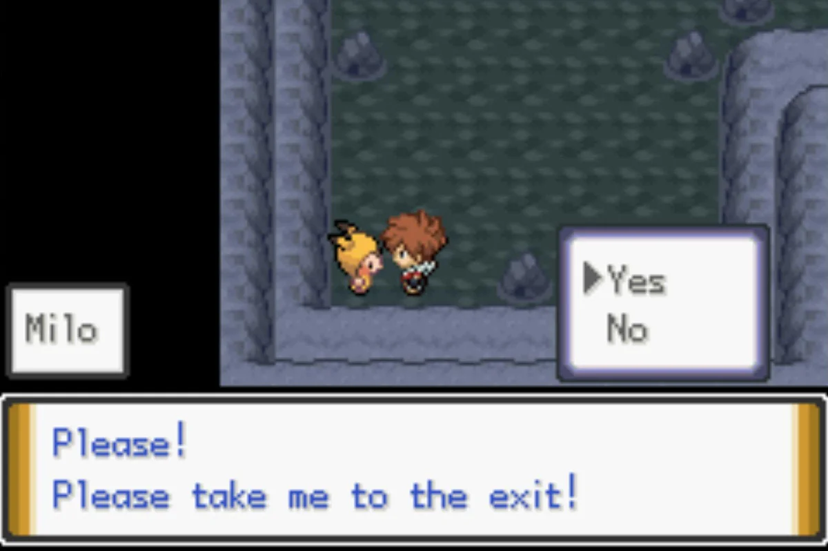 Milo needs rescuing / Pokémon Unbound