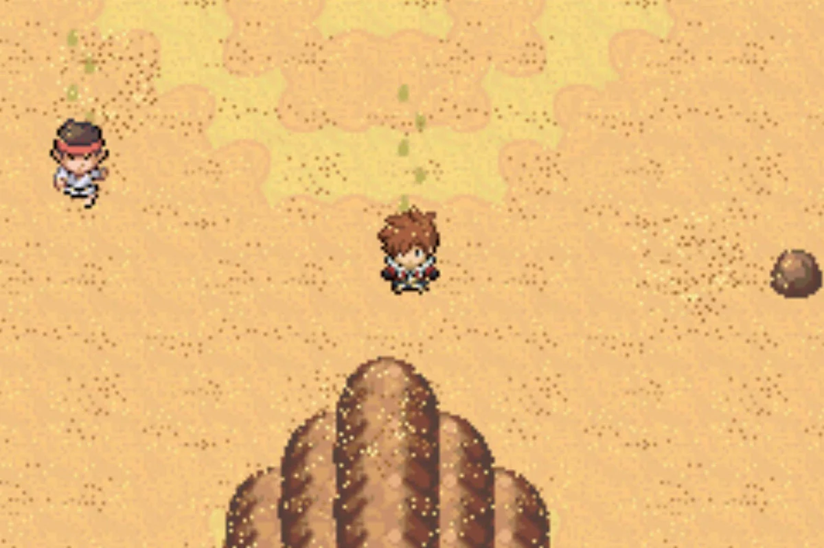 The east bluff tip and Black Belt Kiyo / Pokémon Unbound