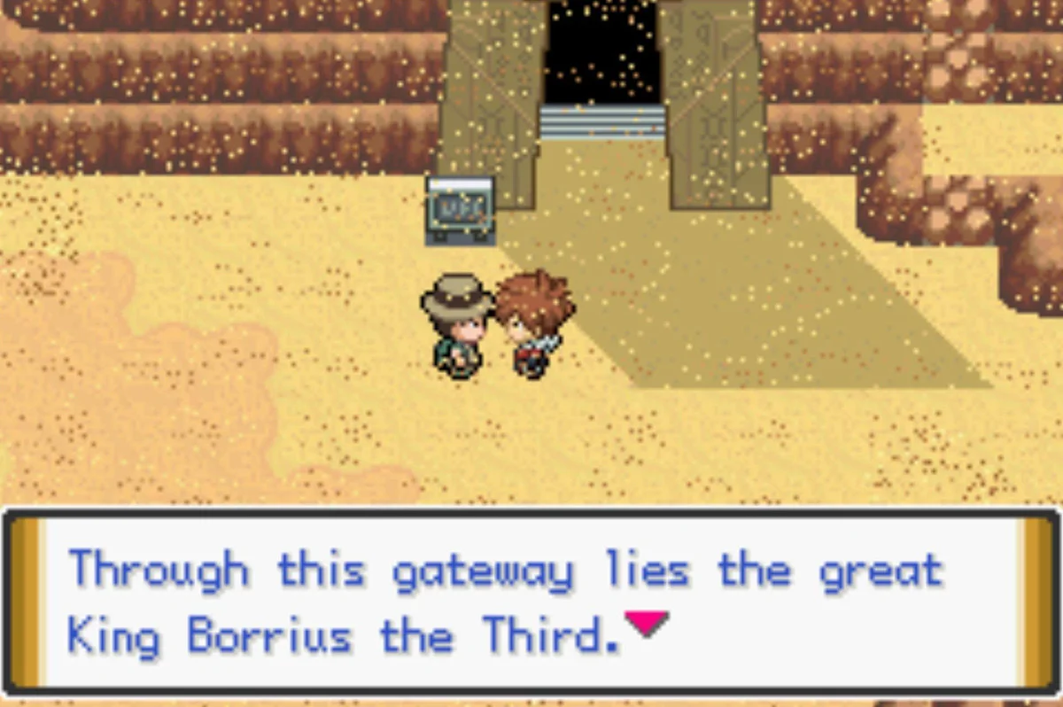 The entrance to the tomb / Pokémon Unbound