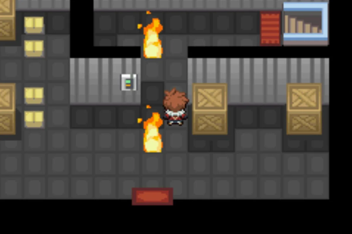 Avoid the fire - it applies Burn / Pokémon Unbound
