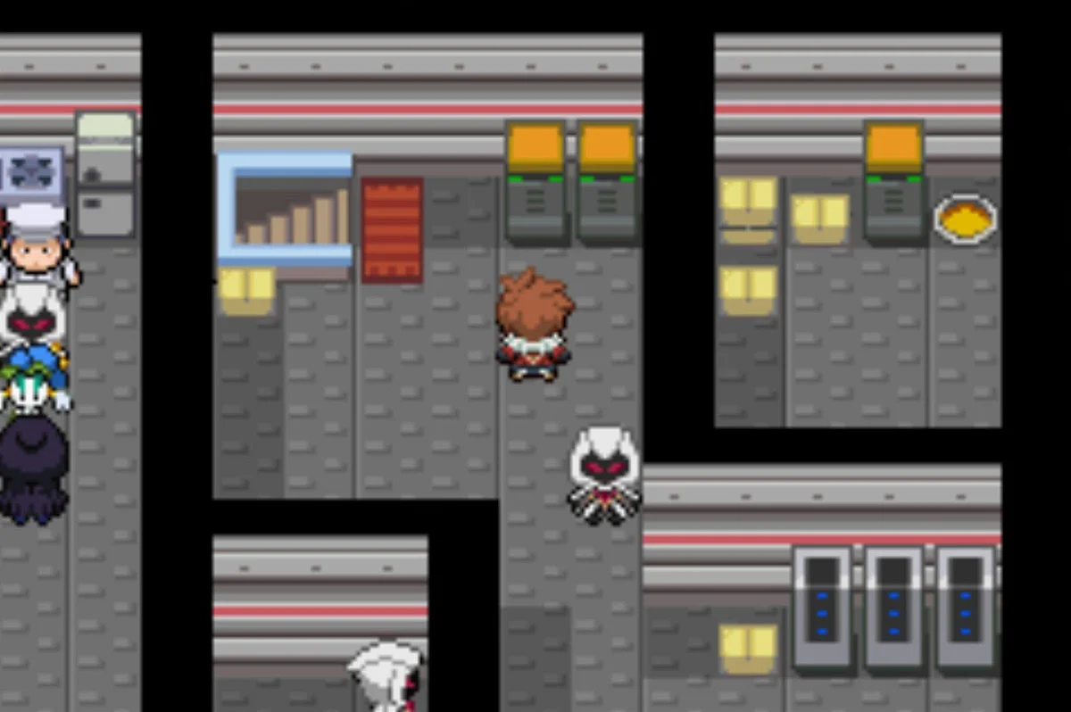 The stairs down / Pokémon Unbound