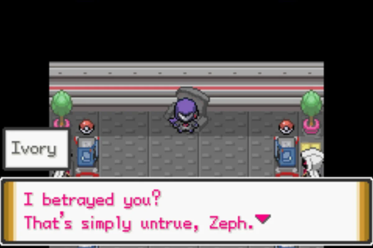 Ivory is the one in charge of the base / Pokémon Unbound