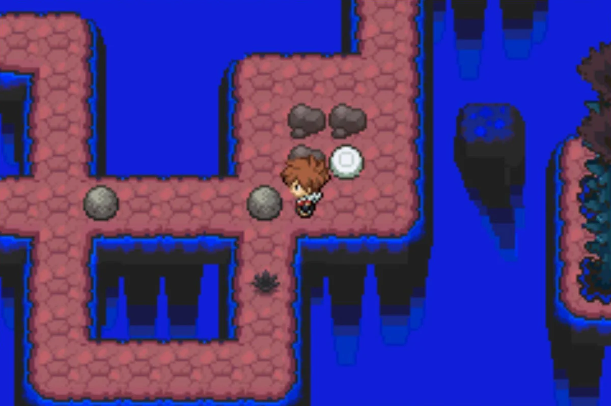 The boulder puzzle starting position / Pokémon Unbound