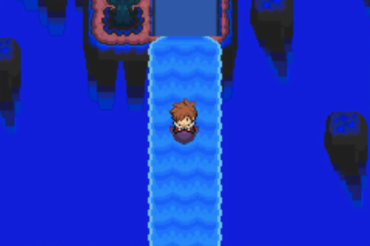 The waterfall / Pokémon Unbound