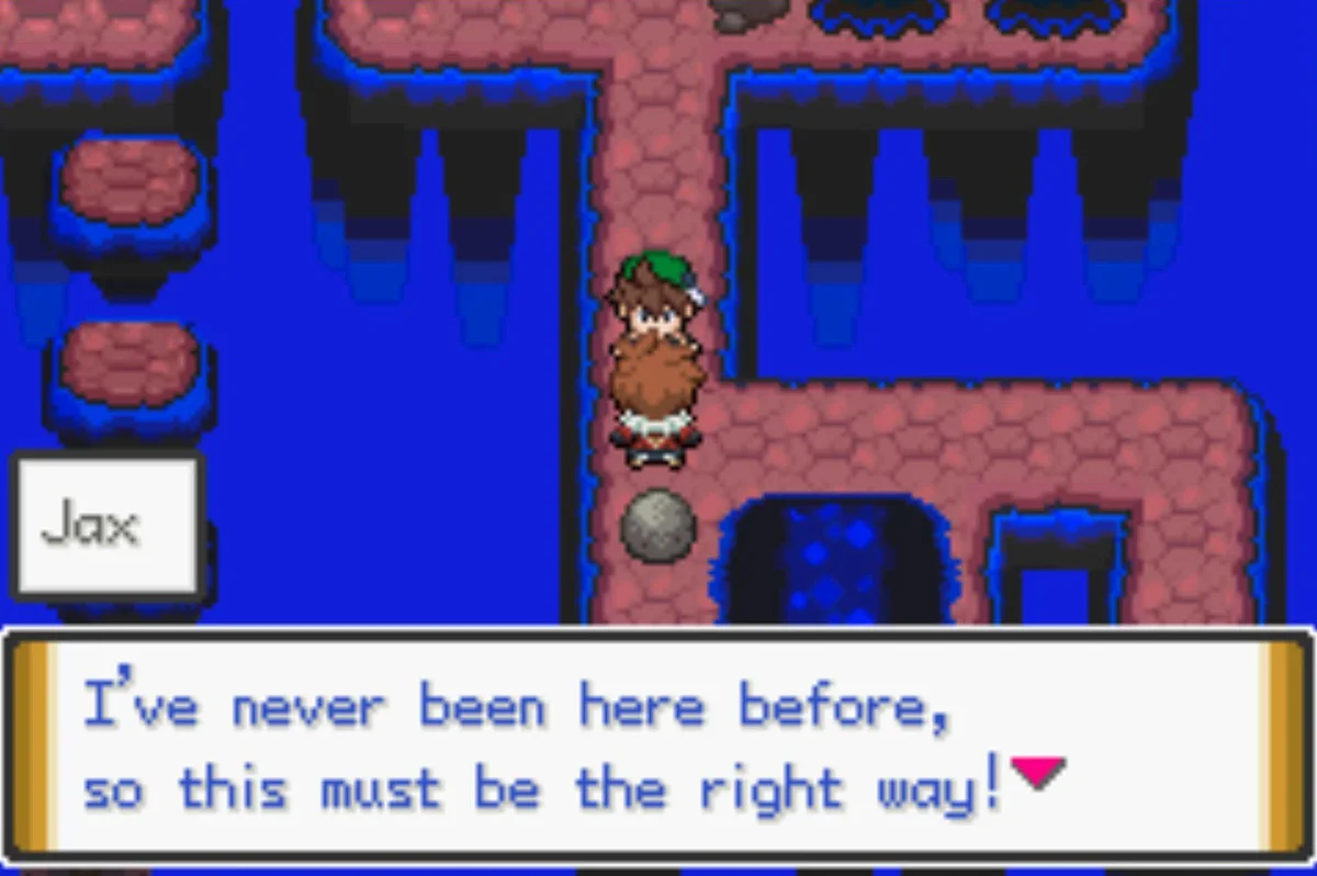 Jax lets us know we’re on the right track / Pokémon Unbound