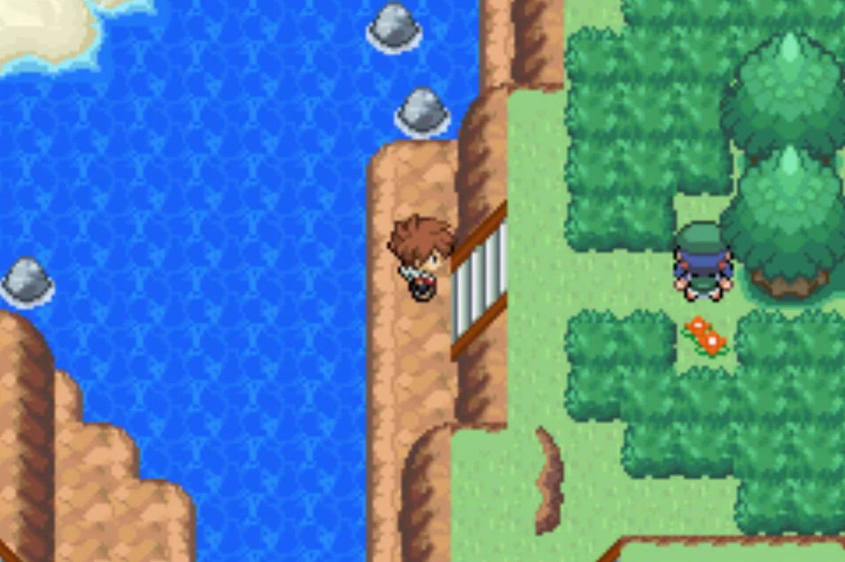 The east cliff landing and Picnicker Sofia / Pokémon Unbound