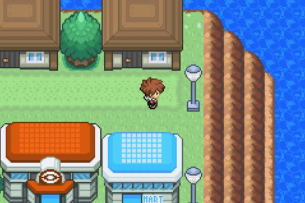 The southeast corner of town / Pokémon Unbound