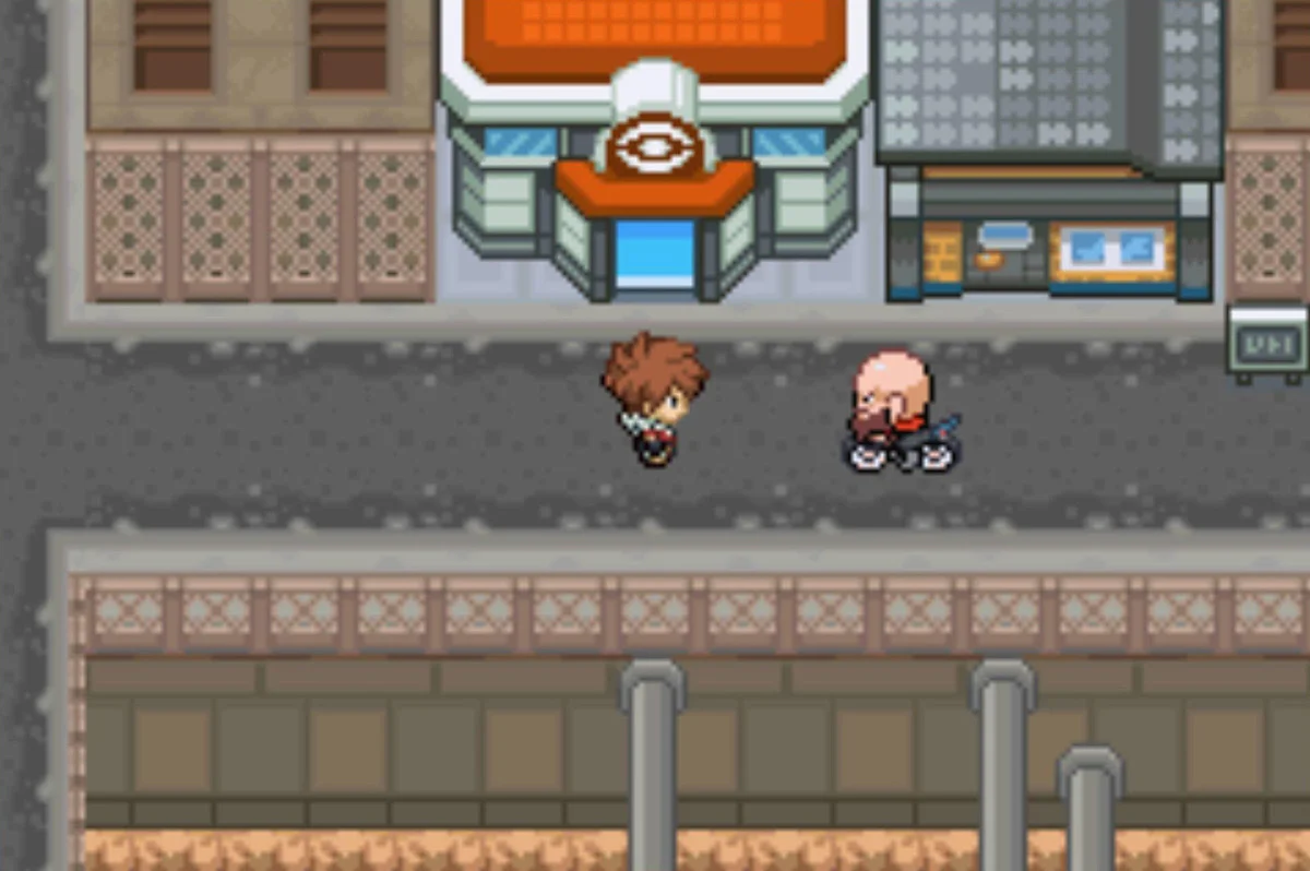 The Pokemon Center, a scientist’s house, and a challenger / Pokémon Unbound