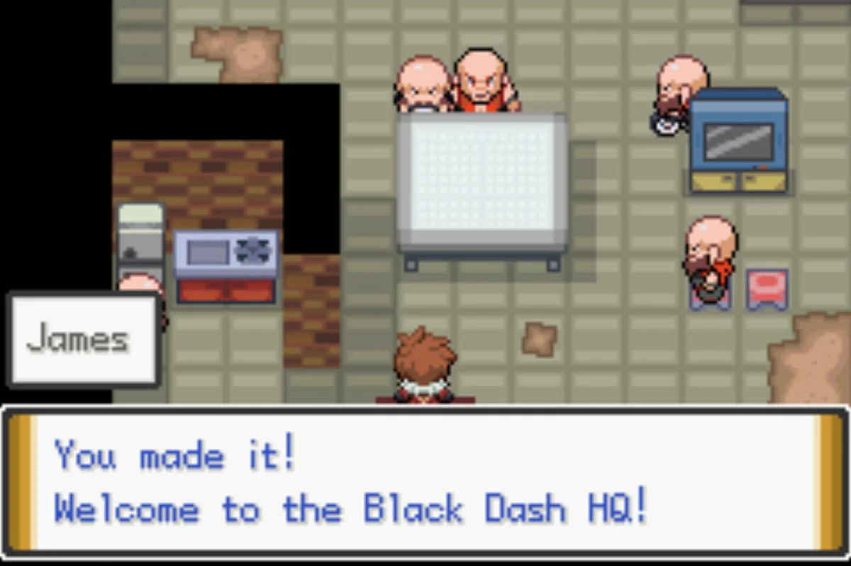 James is happy to see you / Pokémon Unbound