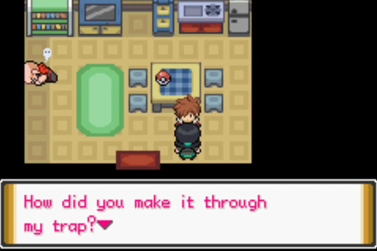 The scientist is surprised / Pokémon Unbound