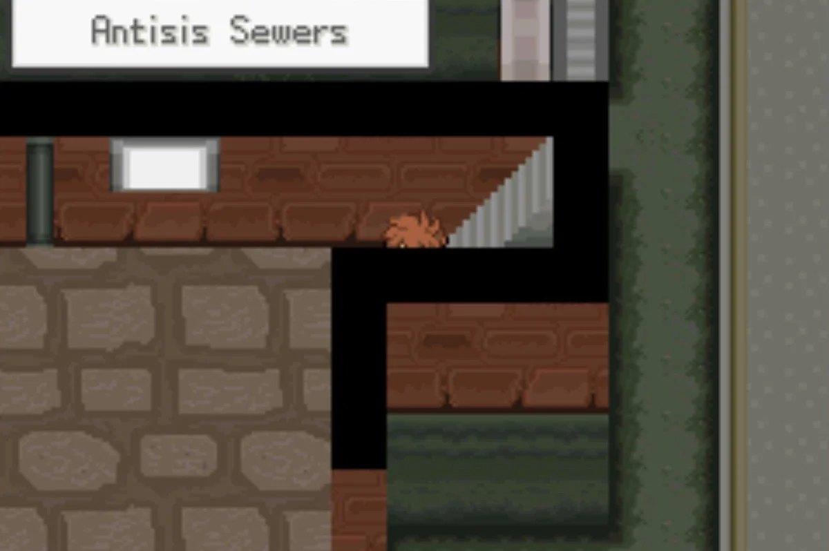The first area of the sewers / Pokémon Unbound