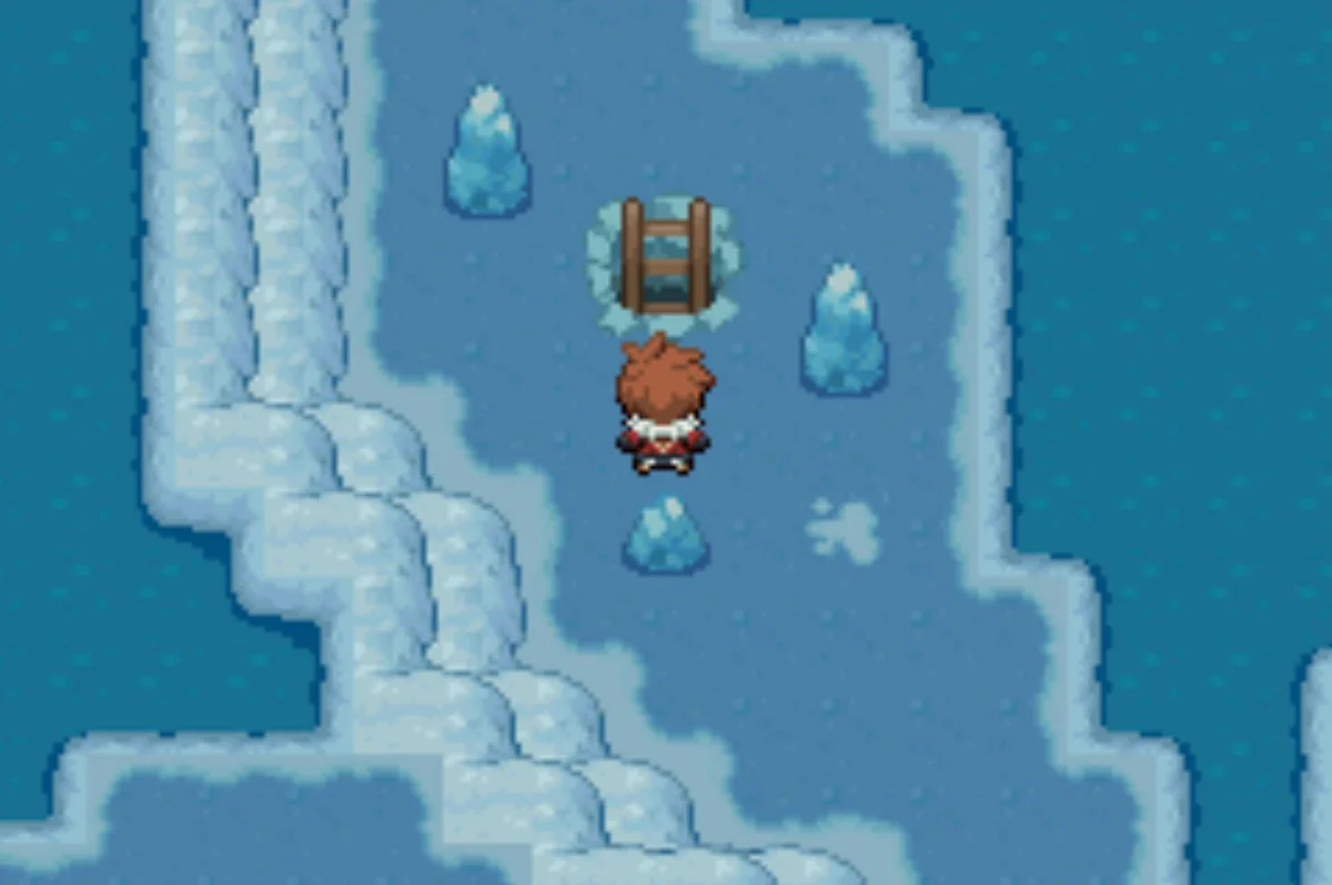 The ladder down to 1F / Pokémon Unbound