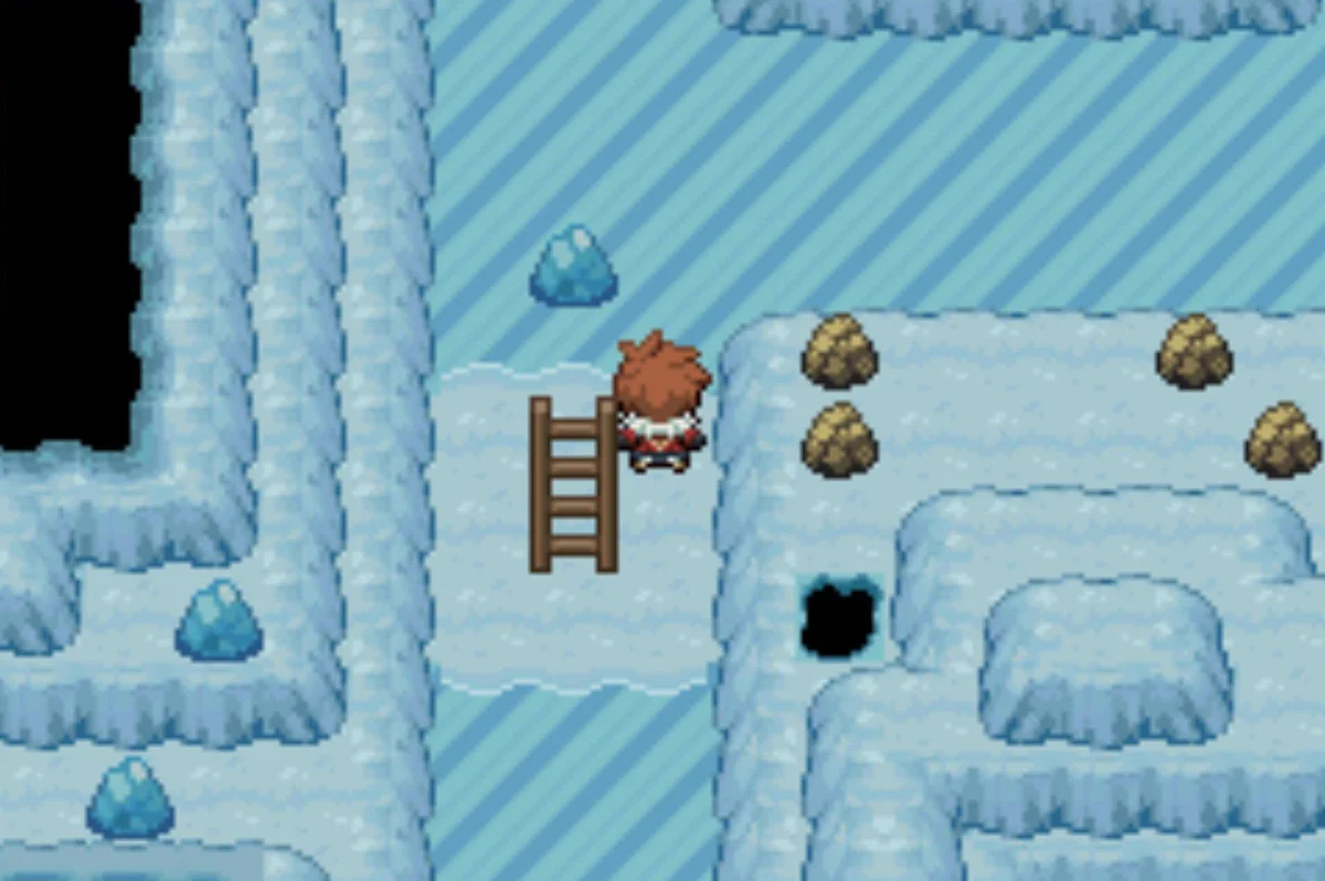 The beginning of the ice paths - north and south / Pokémon Unbound