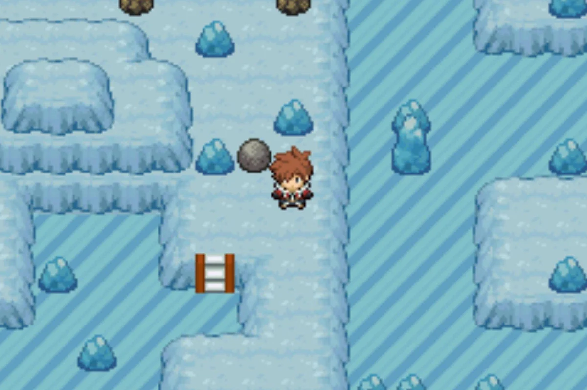 Your destination, and a boulder to push / Pokémon Unbound