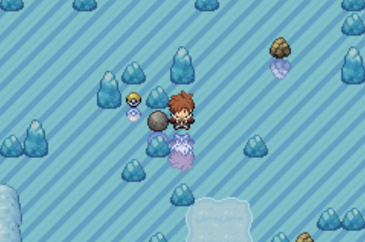 The boulder helps you / Pokémon Unbound
