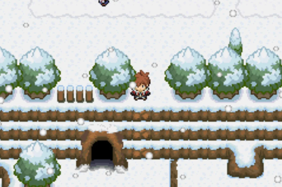 Icy Hole entrance, south of Bellin Town / Pokémon Unbound