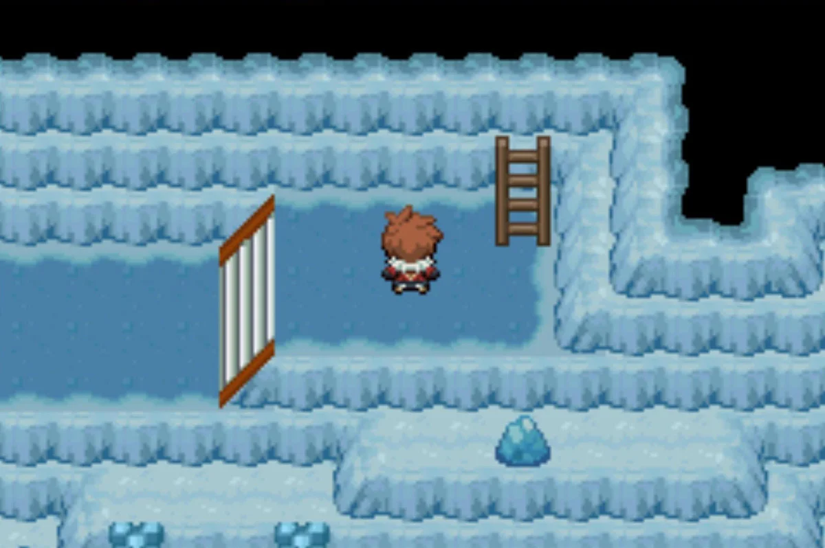 The lower section of Icy Hole / Pokémon Unbound