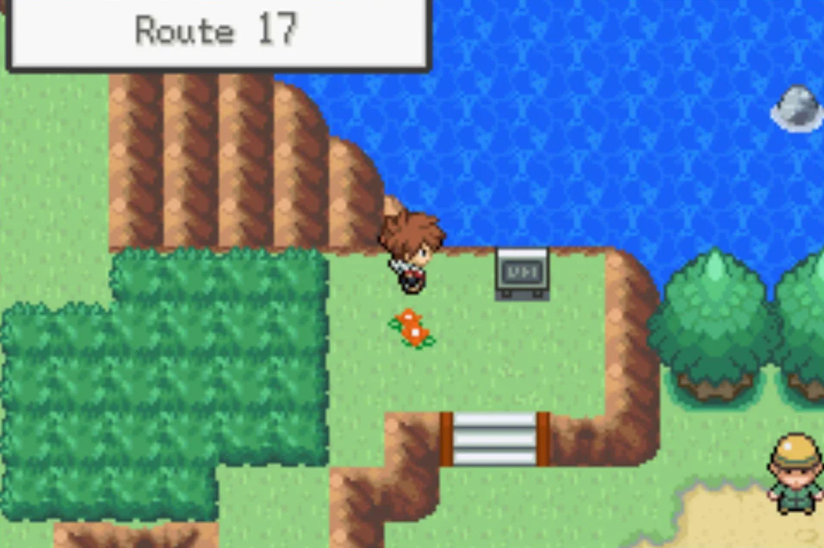 The beginning of Route 17 / Pokémon Unbound
