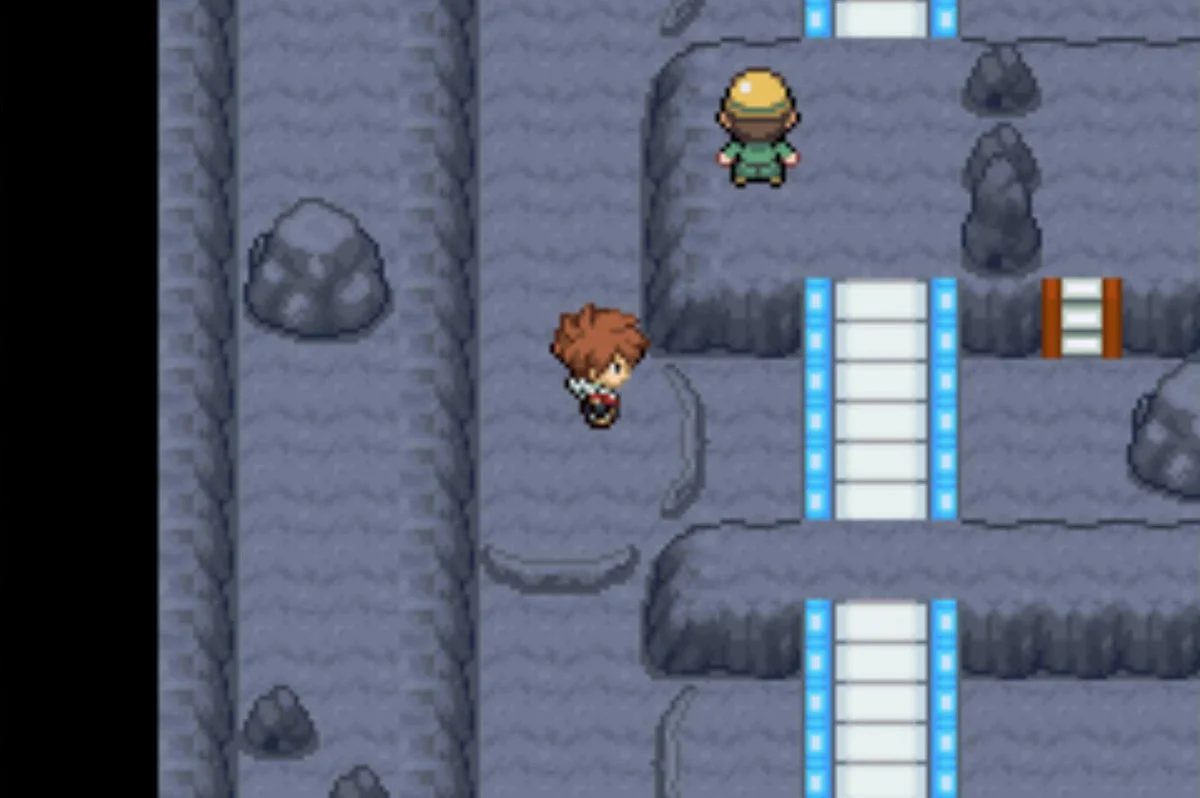 Jump off this cliff to proceed / Pokémon Unbound