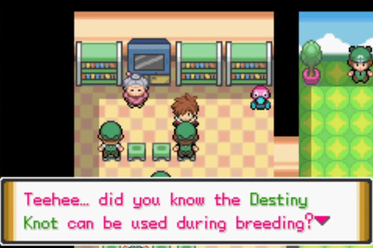 The Destiny Knot is a hot topic / Pokémon Unbound