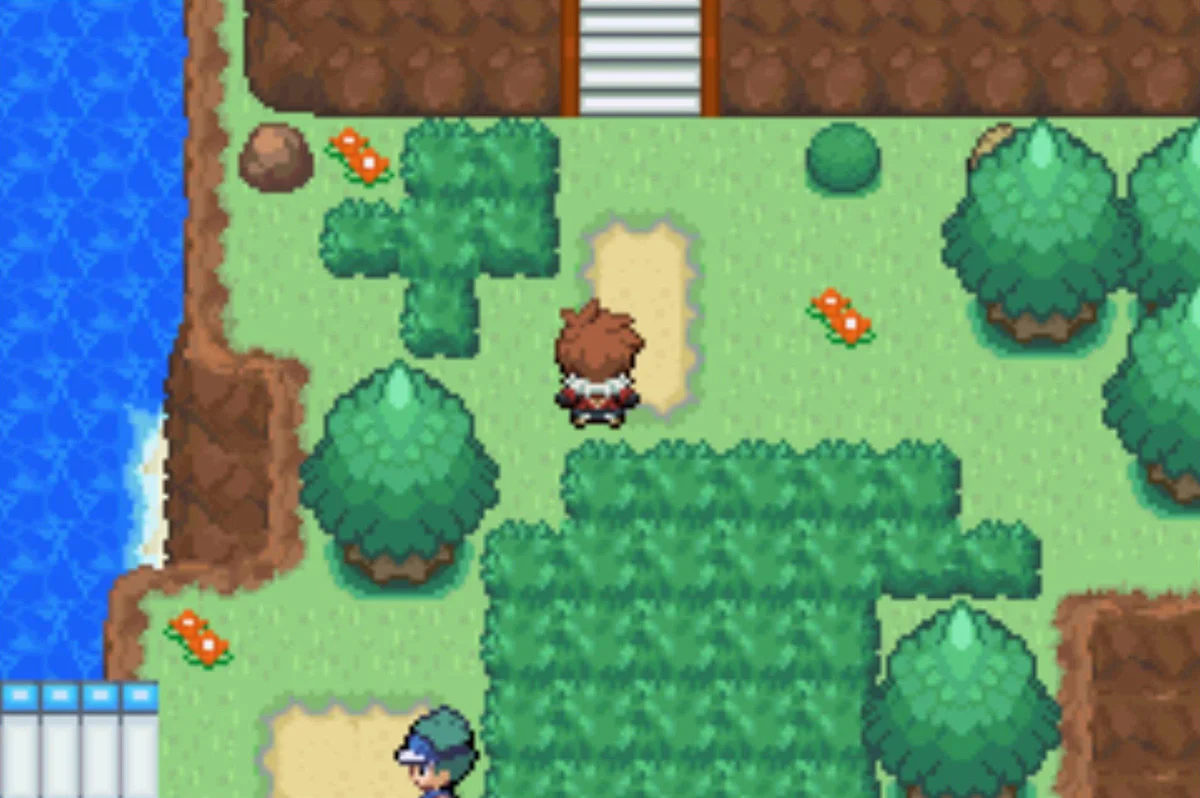 North of the Jogger is a set of stairs / Pokémon Unbound