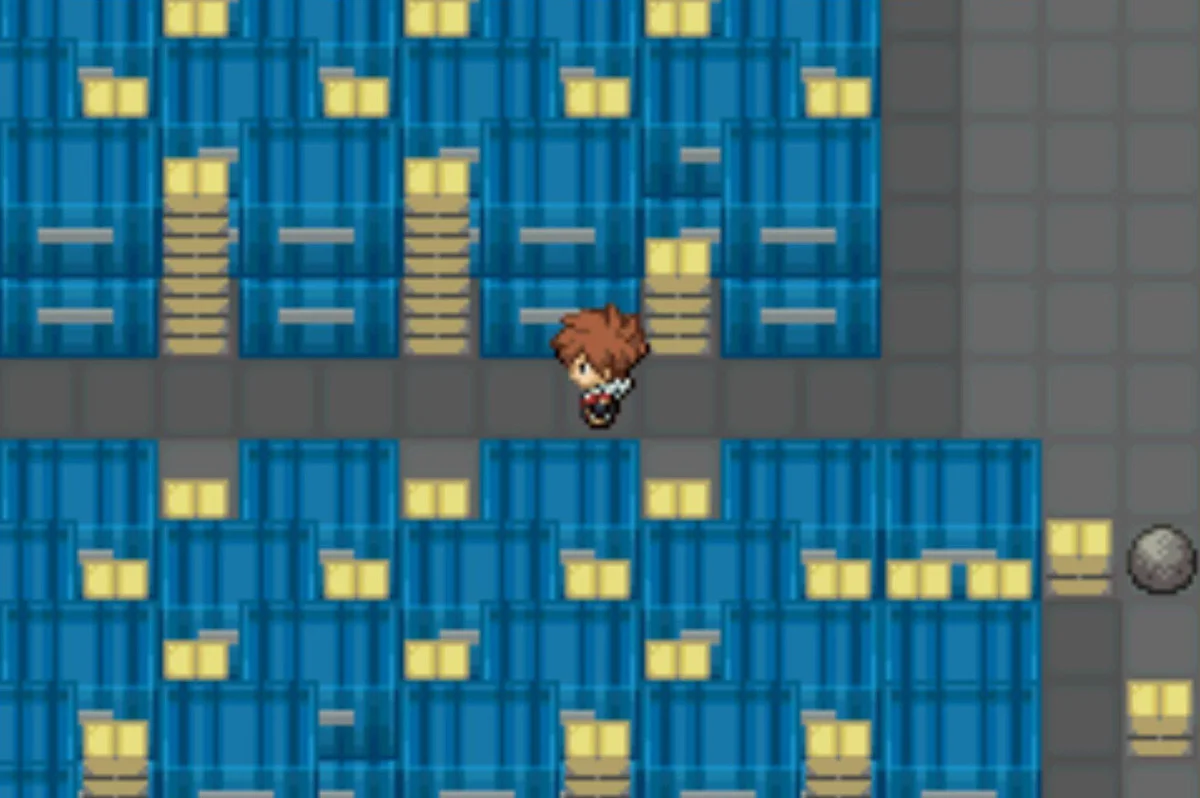 Continue west through the thin passage / Pokémon Unbound